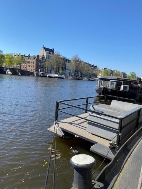 Houseboat Amstel River Studio Амстердам Екстериор снимка