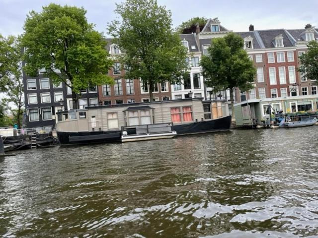 Houseboat Amstel River Studio Амстердам Екстериор снимка