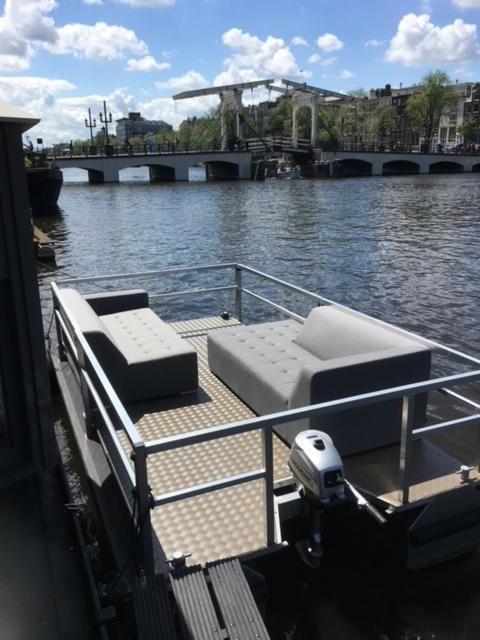 Houseboat Amstel River Studio Амстердам Екстериор снимка